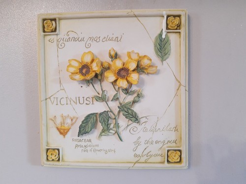 Wall hanging art plaque - m&s,