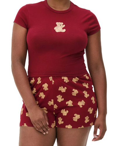 Ladies shorty pyjamas - shorty,