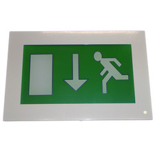 4 x New Philips BWC310 Wall Mount Emergency Exit Lights Fire Escape Signs