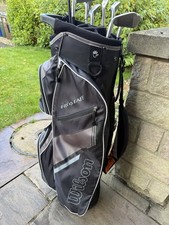 Set of Golf Clubs in Wilson Prostaff Bag  Good Condition  (Collection Only)