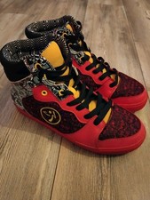 Zumba Z Moji High Top Dance Shoes ~ Vibrant Pink ~ Size UK 7.5 EUR 40.5
