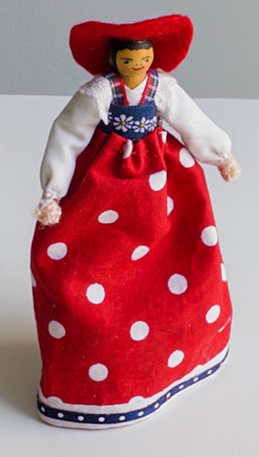 Wooden clothespin peg dolly - clothespin,