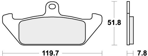 Sbs brake pads front for - sbs,