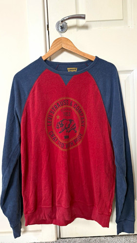 Levi men red - men’s, crew