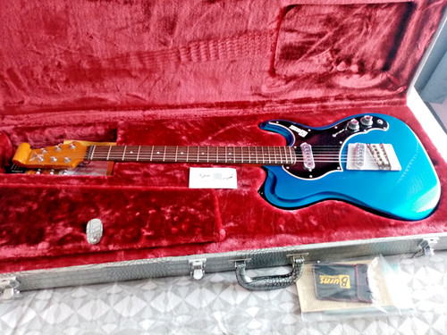 Burns sonic blue guitar all - blue,