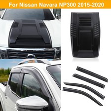 For Nissan Navara NP300 2015-2020 Bonnet Scoop Protector Wind Deflector Stick On