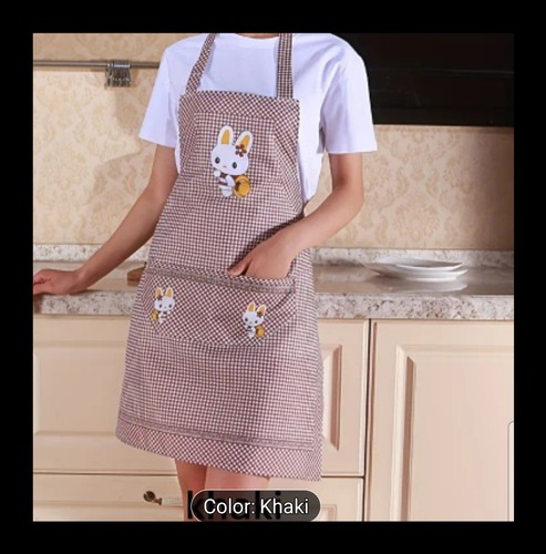 Womens kitchen apron khaki - kitchen,