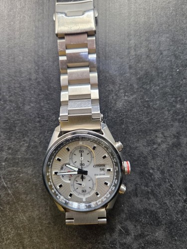 Citizen eco drive 44mm silver - eco-drive,