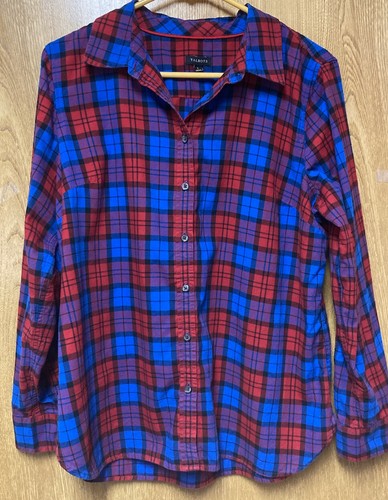 Talbots purple red - red, plaid