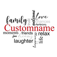 Decorative wall decal with