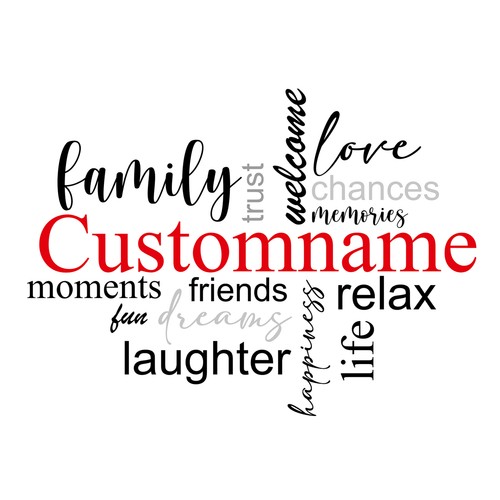 Decorative wall decal with