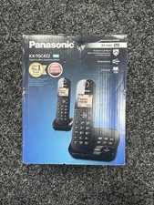 Panasonic Twin Handsets Cordless Telephone with Answer Machine (KX-TGC422EB)