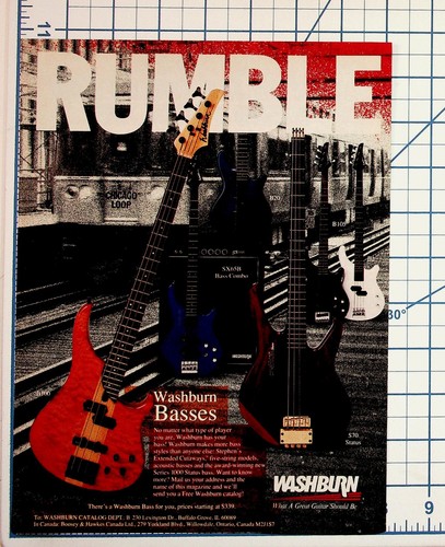 Washburn basses rumble - washburn,