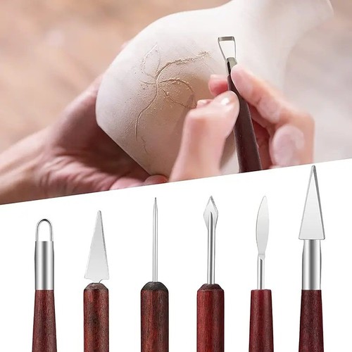 6pcs sculpting pottery - sculpting, clay