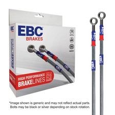 EBC Brakes Braided Stainless Steel Brake Lines Set For Ducati BLM8122-1F