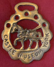 Vintage Horse Brass - Castle