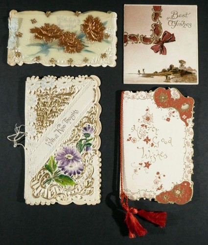 Antique greeting cards - antique,