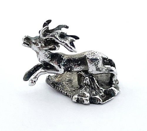 Miniature silver stag - miniature,