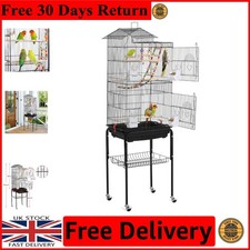 Elegant Black Budgie Cage with