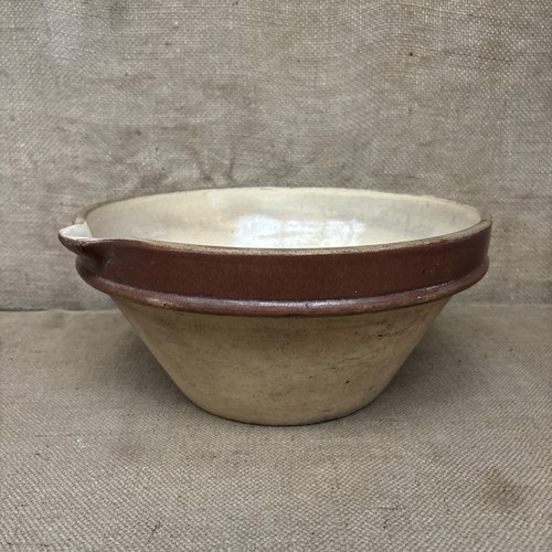 Antique french dairy bowl - antique,