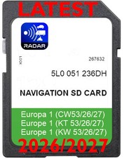 Sat Nav Map SD For Skoda