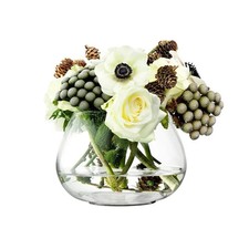 LSA International Flower Table Arrangement Vase H11.5cm Clear | 1 Unit | Mouthbl