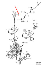 Volvo v50 gear shift knob - shift,