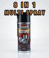 SOUDAL MULTI SPRAY  RUST DISSOLVER LUBRICANT CLEANER CONTACT PENETRATING OIL