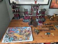 Mega Bloks Dragons Krystal Wars set 9898 Draigar Castle Near Complete