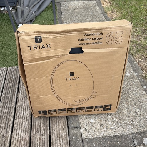 Triax steel satellite dish - steel,