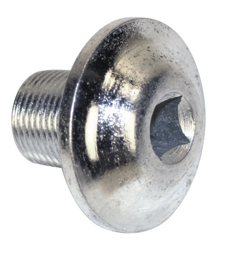 Crankshaft pulley bolt silver - crankshaft,