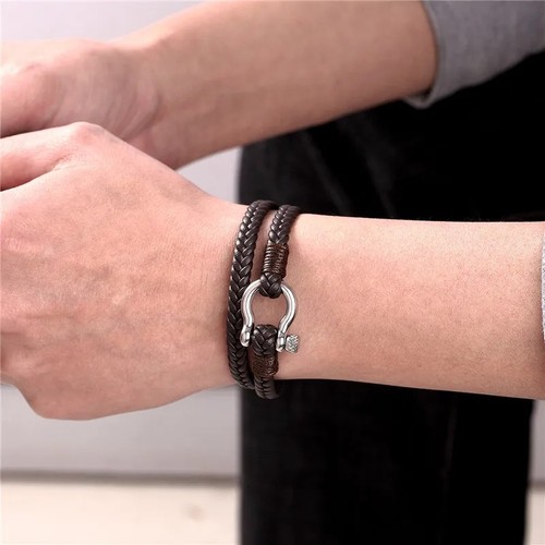 Mens multilayer leather - mens,