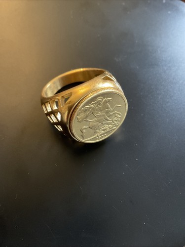 18ct gold plated george and - plated,