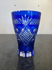 Vintage Bohemian Cobalt Blue