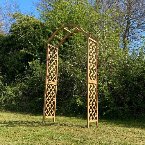Wooden garden arch pergola - garden,