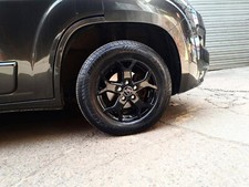 16" GLOSS BLACK ALLOY WHEELS FOR PEUGEOT BOXER VAN 5X130 950KG LOAD RATED