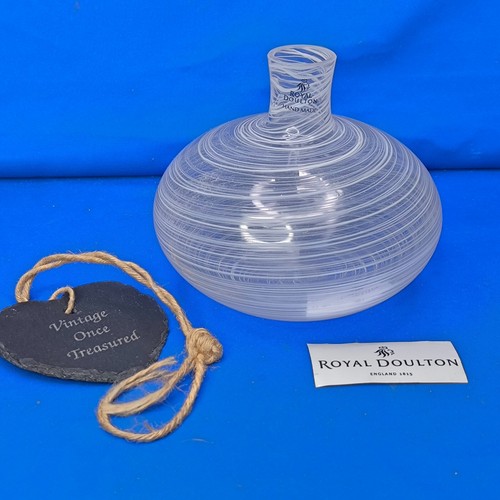 Royal doulton art - glass, vase