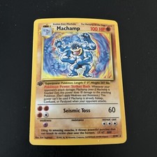 FIRST EDITION HOLO MACHAMP