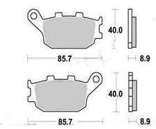 Brake pad Honda VT 1100