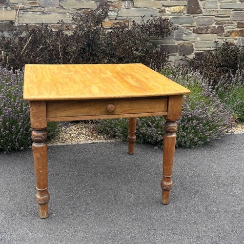 Antique pine table farmhouse - antique,