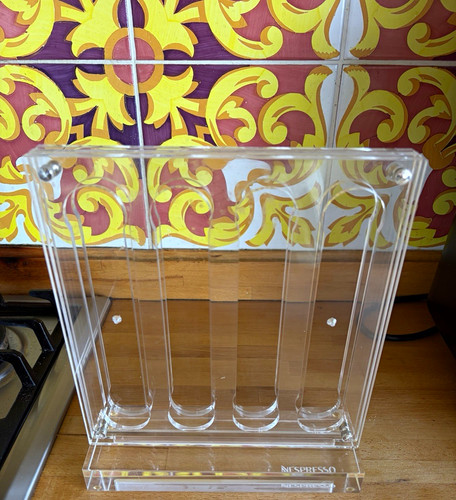 Nespresso clear acrylic coffee - clear,