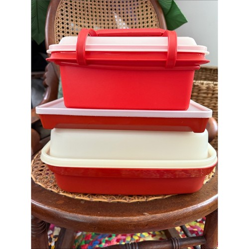 Vintage tupperware pak carry - vintage,