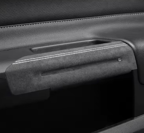 Alcantara interior door handle - interior,