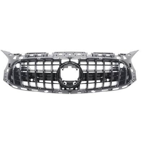 Radiator grille glossy black - grille,