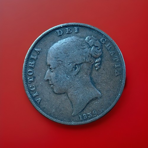 Queen victoria penny 1839 - ,
