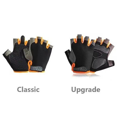 Half finger cycling gloves - half,