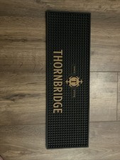Thornbridge Rubber Bar Runner Mat Drip Tray for Home Man Cave Pub Bar Beer Ale