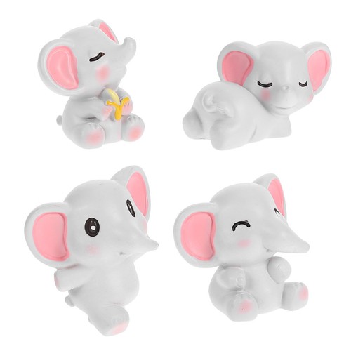 Pcs elephant micro - elephant, landscape