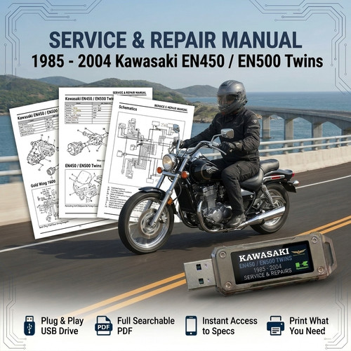 Kawasaki en450 en500 - en450,