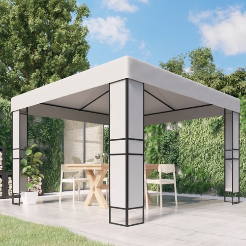 Gazebo with double - double, roof